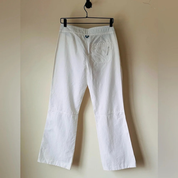 G.H. Bass & Co. White Flare Pants - Size 6 - Picture 5 of 11